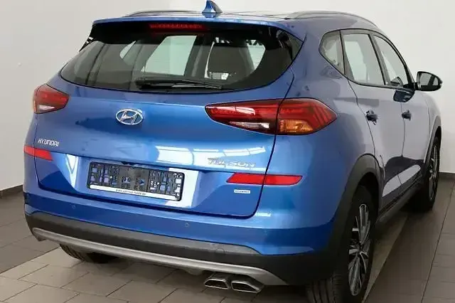 Gebraucht Hyundai Tucson Advantage 177 PS (130 kW) 2020 Fifa blue/champion blue (metallic) SUV