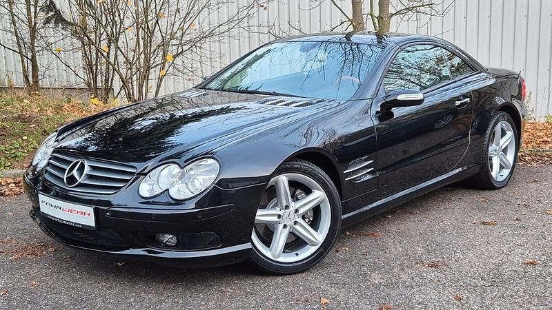 Gebraucht Mercedes SL500 AMG 306 PS (225 kW) 2007 Obsidianschwarz metallic Cabrio