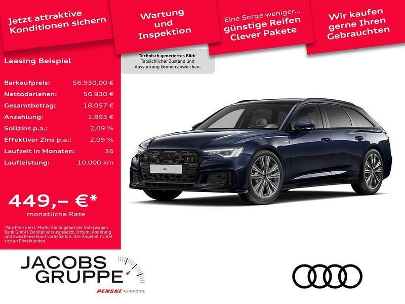 Blau Gebraucht 2025 Audi A6 S-Line Kombi | 56.930 € (Fairer Preis) - Bild 1/4