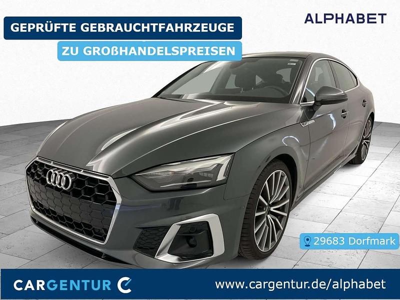 Grau Gebraucht 2022 Audi A5 Sportback S-Line Limousine | 32.990 € (Guter Preis) - Bild 1/2
