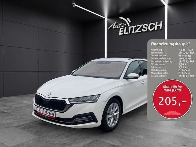 Candyweiß Gebraucht 2021 Skoda Octavia First Edition Kombi | 23.950 € (Fairer Preis) - Bild 1/4