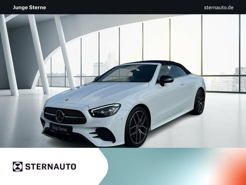 Unilack polarweiß Gebraucht 2023 Mercedes E300 AMG Cabrio | 50.932 € - Bild 1/4