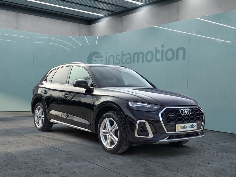 Schwarz Gebraucht 2021 Audi Q5 S-Line SUV | 46.090 € (Teuer) - Bild 1/4