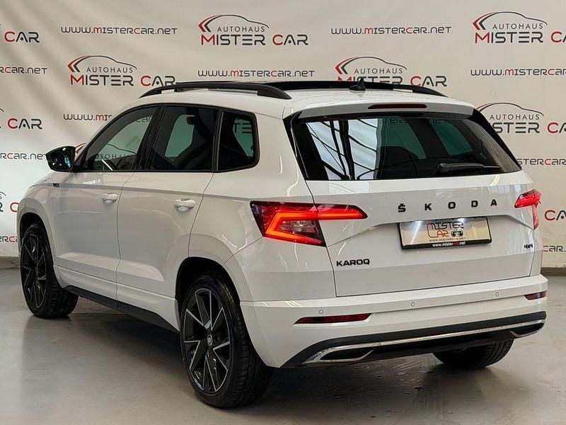 Gebraucht Skoda Karoq SportLine 190 PS (139 kW) 2020 Weiß SUV