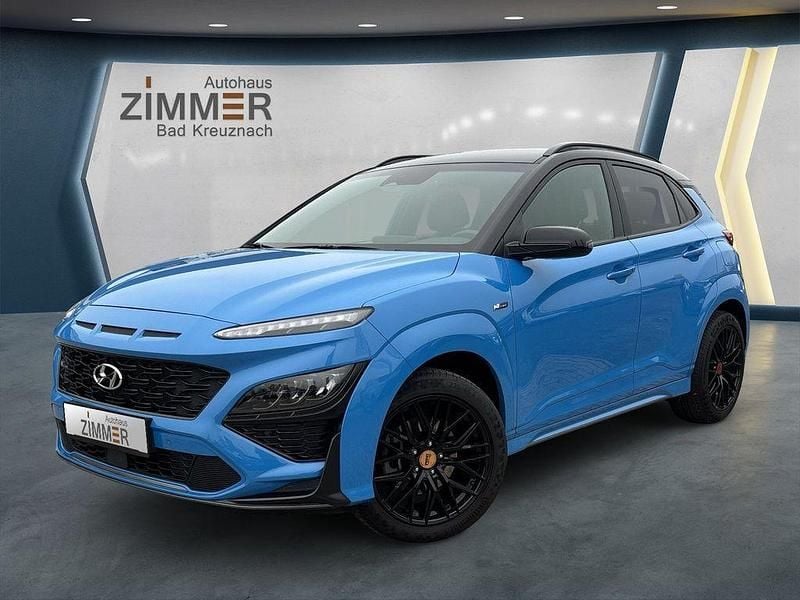 Blau Gebraucht 2022 Hyundai Kona N Line SUV | 19.900 € (Etwas zu teuer) - Bild 1/4