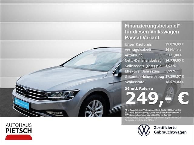 Silber Gebraucht 2023 VW Passat Business Kombi | 29.870 € (Fairer Preis) - Bild 1/3
