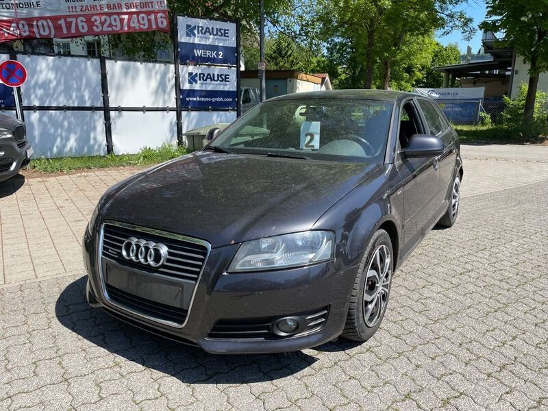 Grau Gebraucht 2008 Audi A3 Sportback S-Line Limousine | 4.299 € (Guter Preis) - Bild 1/2