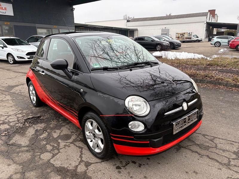 Gebraucht Fiat 500 Pop 69 PS (50 kW) 2010 Schwarz Kleinwagen