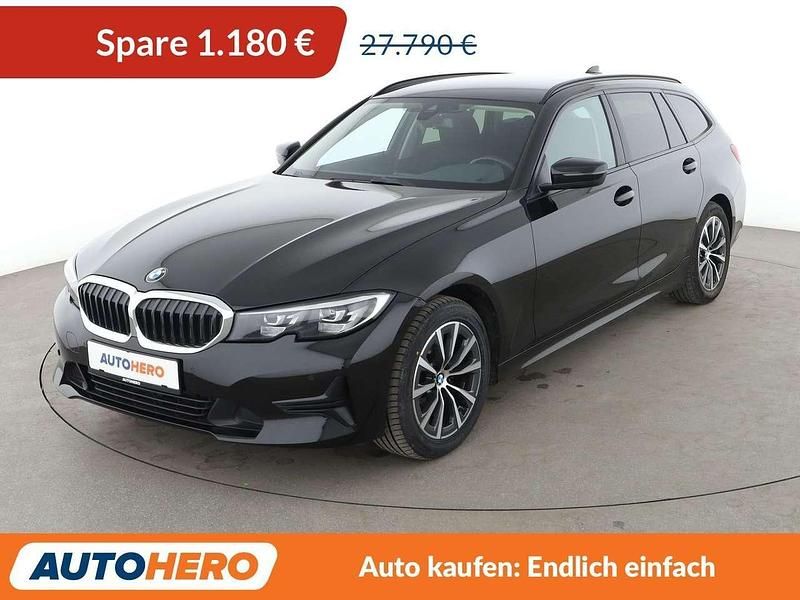 Schwarz ii Gebraucht 2021 BMW 320 Advantage Kombi | 26.610 € (Guter Preis) - Bild 1/3