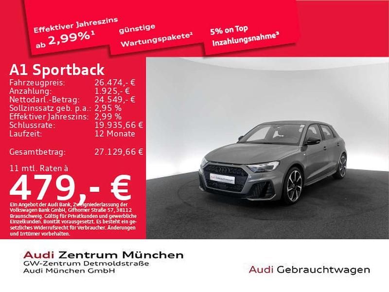 Gebraucht Audi A1 S-Line 150 PS (110 kW) 2023 Chronosgrau metallic/mythossch SUV