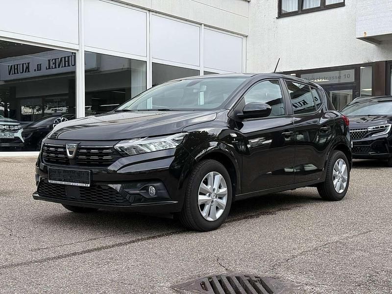 Perlmuttschwarz Gebraucht 2021 Dacia Sandero Comfort Kleinwagen | 13.200 € (Fairer Preis) - Bild 1/4