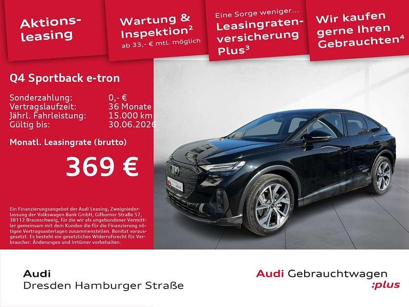 Gebraucht Audi Q4 e-tron 125 kW (170 PS) 2025 Mythosschwarz metallic SUV
