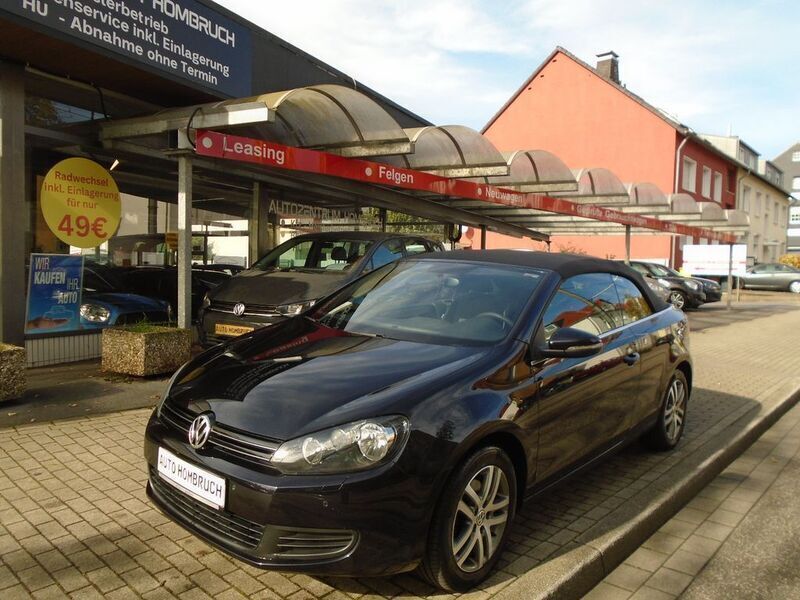 Schwarz Gebraucht 2013 VW Golf Cabriolet Life Cabrio | 7.100 € (Guter Preis) - Bild 1/4
