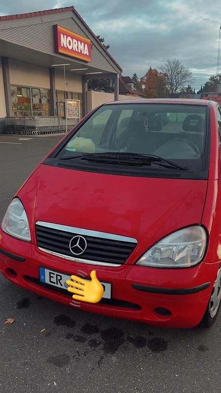 Rot Gebraucht 2000 Mercedes A170 Kleinwagen | 2.250 € (Etwas zu teuer) - Bild 1/4