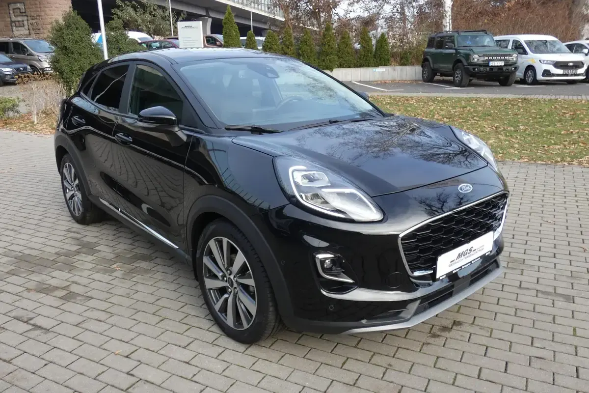 Gebraucht Ford Puma Titanium X 125 PS (91 kW) 2021 Obsidianschwarz metallic SUV