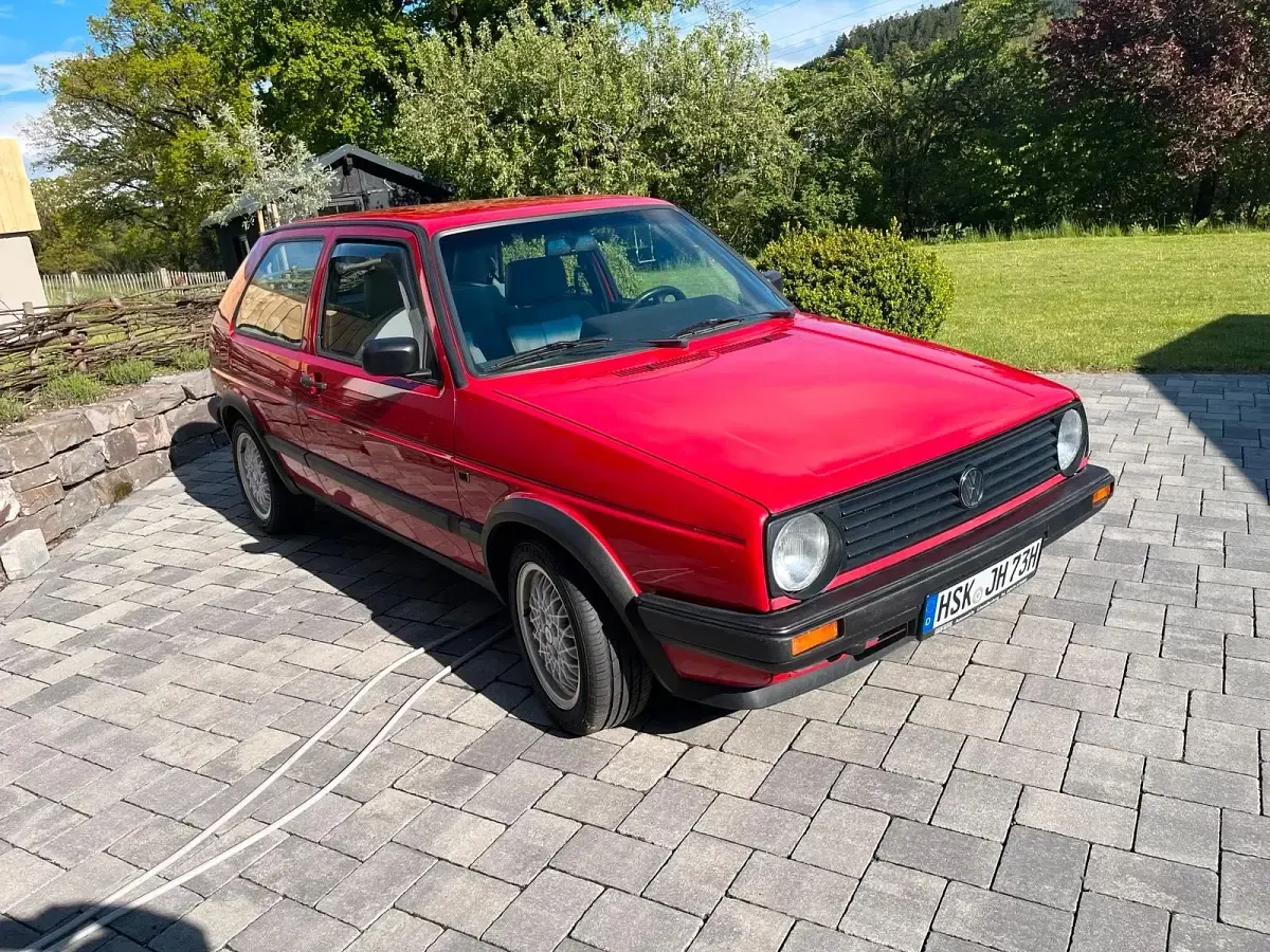 Gebraucht VW Golf II 55 PS (40 kW) 1988 Rot Kleinwagen