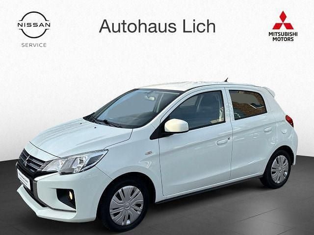 Islandweiss (s) Gebraucht 2021 Mitsubishi Space Star Basis Limousine | 6.999 € (Superpreis) - Bild 1/4