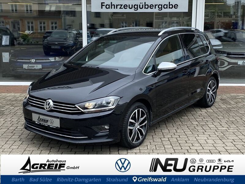 Schwarz Gebraucht 2017 VW Golf Sportsvan Highline Van / Kleinbus | 16.450 € (Fairer Preis) - Bild 1/4