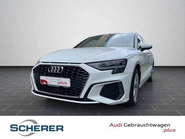 Ibisweiß Gebraucht 2022 Audi A3 Sportback e-tron S-Line Limousine | 24.590 € (Superpreis) - Bild 1/4