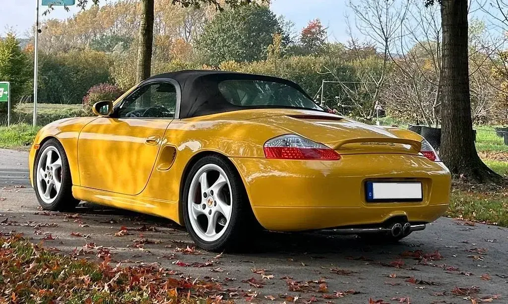 Gebraucht Porsche Boxster S 252 PS (185 kW) 2002 Gelb Cabrio