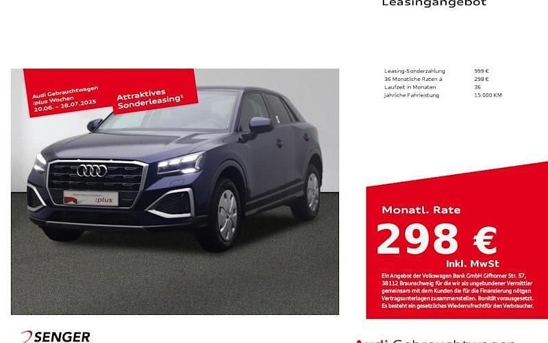 Navarrablau metallic Gebraucht 2024 Audi Q2 Advanced Plus SUV | 33.990 € (Teuer) - Bild 1/4