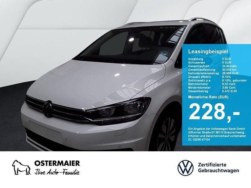 Pure white Gebraucht 2025 VW Touran Goal Van / Kleinbus | 28.865 € (Superpreis) - Bild 1/4