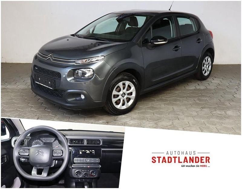 Grau Gebraucht 2017 Citroën C3 Feel Kleinwagen | 6.490 € (Guter Preis) - Bild 1/4