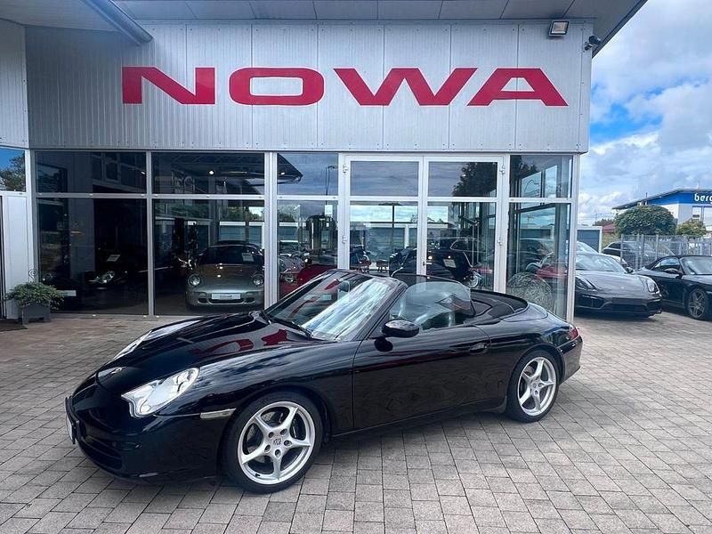 Schwarz Gebraucht 2003 Porsche 911 Carrera Cabriolet Cabrio | 43.500 € (Teuer) - Bild 1/4