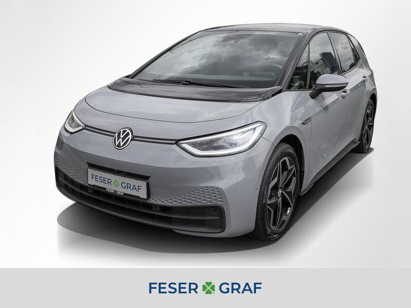 Mondsteingrau schwarz Gebraucht 2023 VW ID.3 Pro Kleinwagen | 29.940 € (Etwas zu teuer) - Bild 1/4