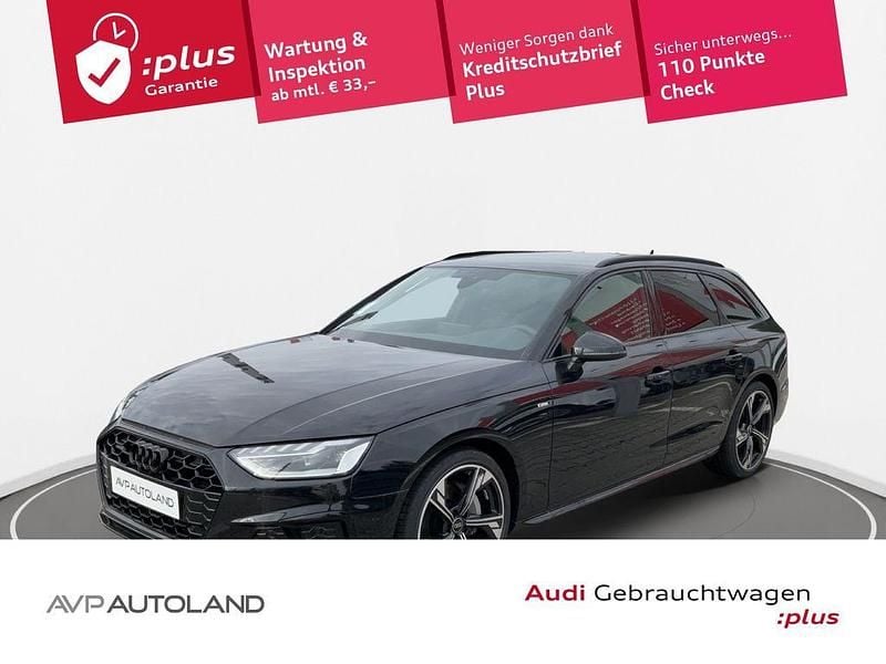 Schwarz Gebraucht 2023 Audi A4 Black Edition Kombi | 44.498 € - Bild 1/4