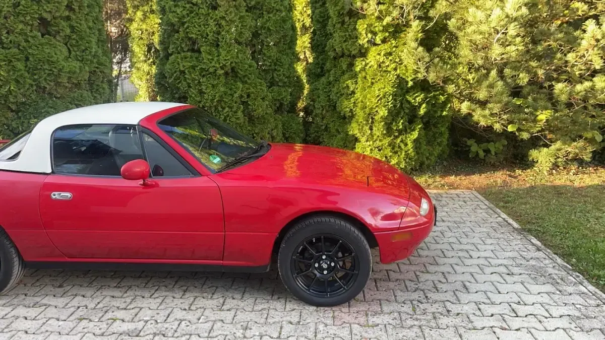 Gebraucht Mazda MX5 115 PS (84 kW) 1990 Rot Cabrio