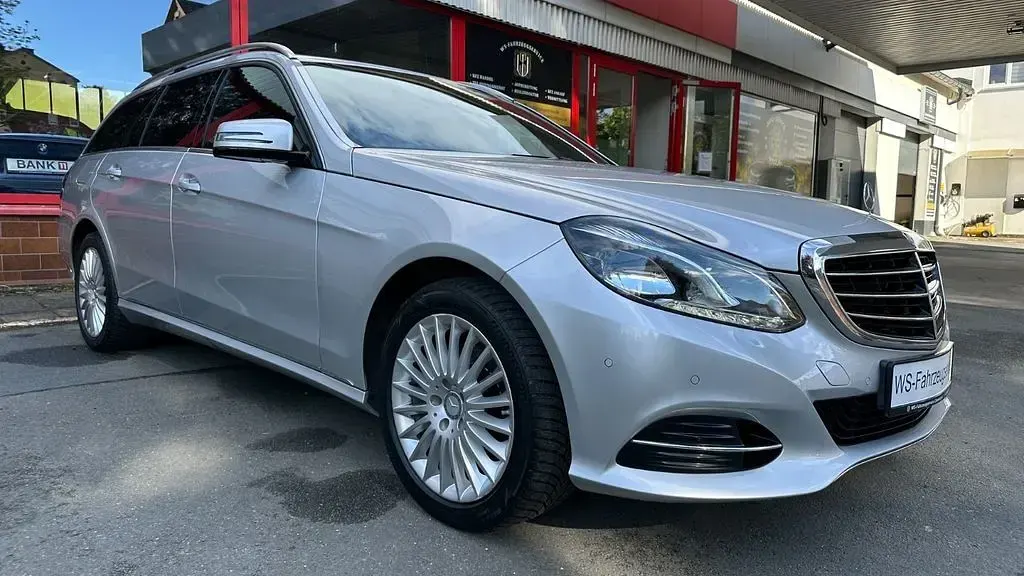 Brugt Mercedes E200 Elegance 136 HK (100 kW) 2015 Sølv Sedan