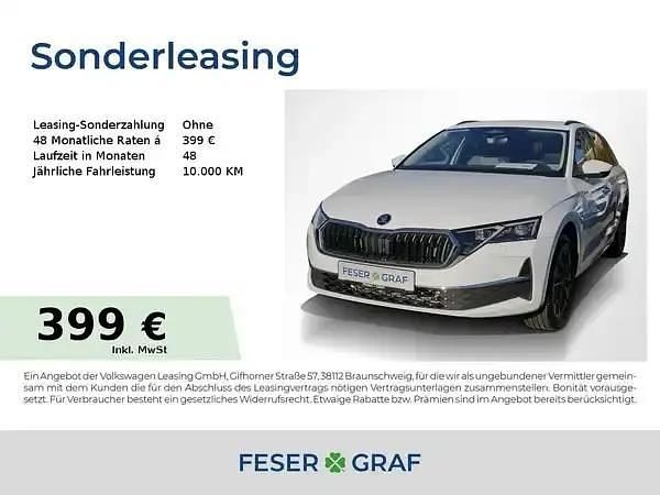 Neu Skoda Octavia 150 PS (110 kW) 2026 Moon weiss perleffekt Kombi