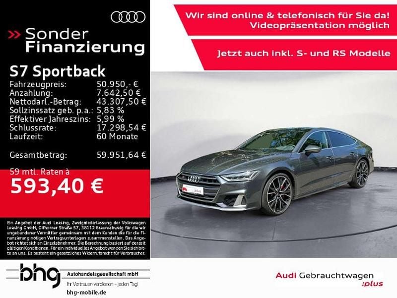Daytonagrau perleffekt Gebraucht 2022 Audi S7 Sport Kleinwagen | 50.950 € (Superpreis) - Bild 1/4