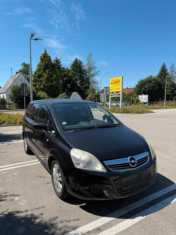 Schwarz Gebraucht 2008 Opel Zafira Van / Kleinbus | 1.400 € (Superpreis) - Bild 1/4