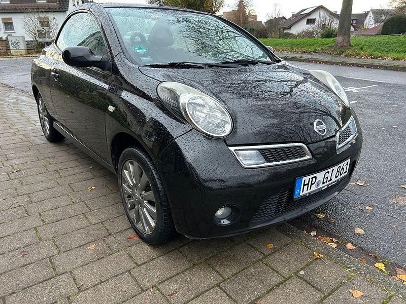 Schwarz Gebraucht 2009 Nissan Micra C+C Cabrio | 3.300 € (Guter Preis) - Bild 1/4