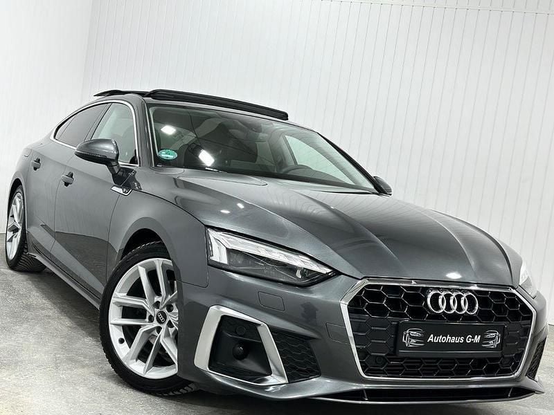 Grau Gebraucht 2024 Audi A5 Sportback S-Line Limousine | 35.850 € (Guter Preis) - Bild 1/4