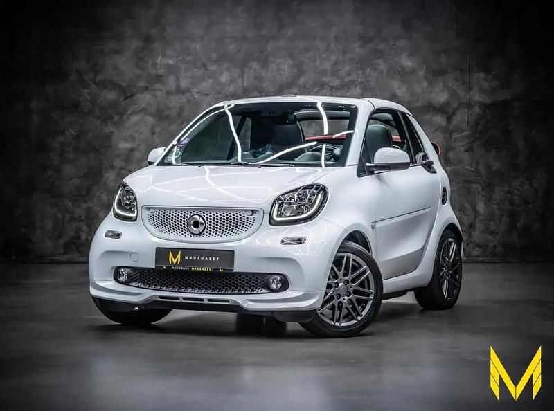 Kristallweiss Gebraucht 2019 Smart ForTwo Cabrio Brabus Xclusive Cabrio | 29.999 € (Teuer) - Bild 1/4