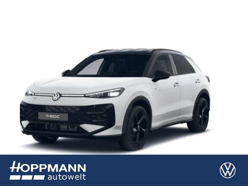 Weiß (pure white uni / schwarz uni) Neu 2025 VW T-Roc R-line SUV | 42.740 € (Teuer) - Bild 1/3