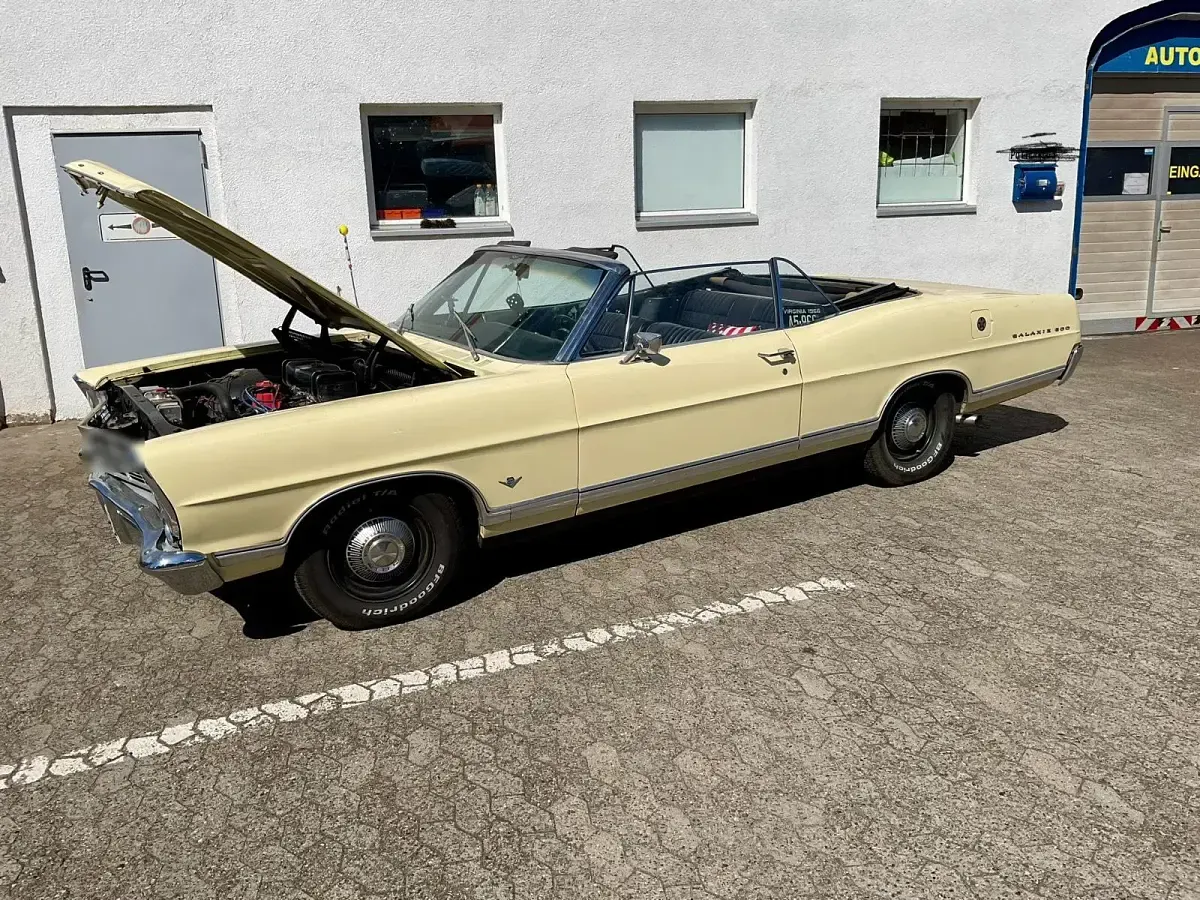 Gebraucht Ford Galaxie 260 PS (191 kW) 1967 Gelb Cabrio