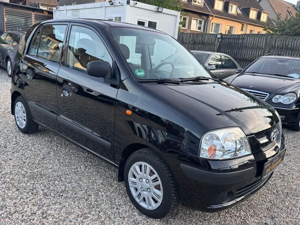 Gebraucht Hyundai Atos 63 PS (46 kW) 2008 Schwarz Kleinwagen