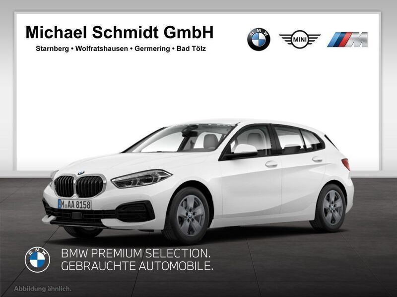 Alpinweiß uni Gebraucht 2023 BMW 118 Advantage Kleinwagen | 26.150 € (Fairer Preis) - Bild 1/4
