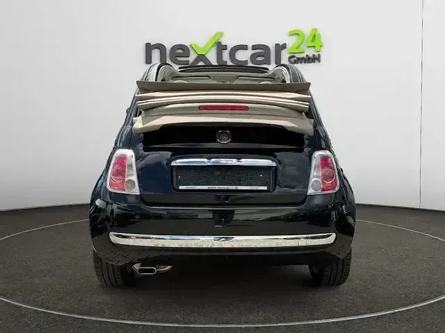 Gebraucht Fiat 500 Lounge 69 PS (50 kW) 2013 Schwarz metallic Cabrio