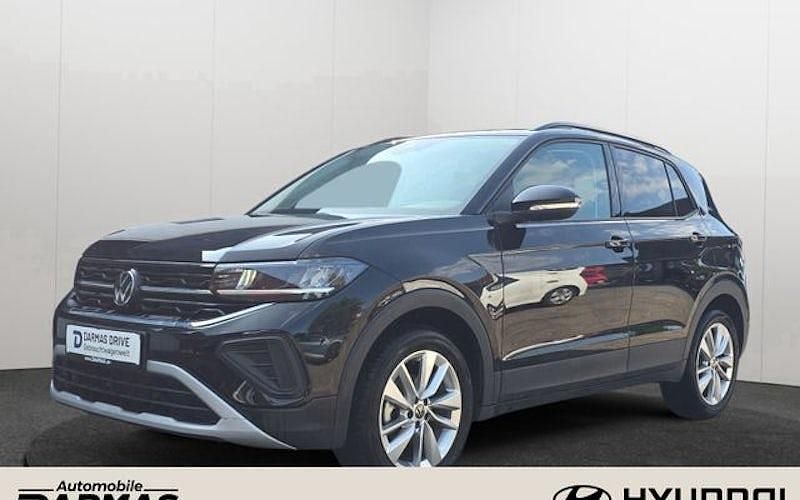 Schwarz Gebraucht 2024 VW T-Cross Goal SUV | 25.990 € (Superpreis) - Bild 1/4