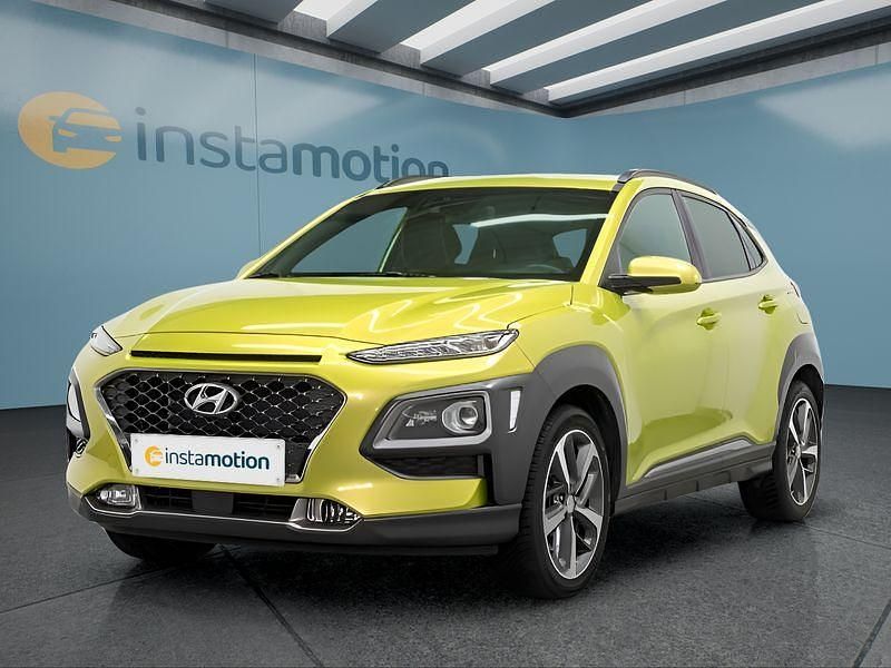 Gelb Gebraucht 2019 Hyundai Kona SUV | 15.399 € (Guter Preis) - Bild 1/4