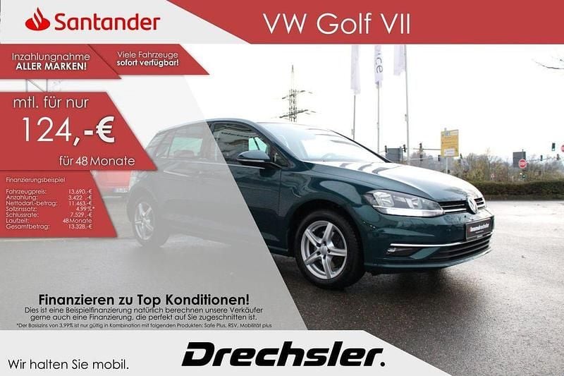 Gebraucht VW Golf VII Comfortline 150 PS (110 kW) 2017 Grün Limousine