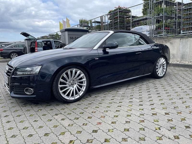 Blau Gebraucht 2009 Audi A5 Cabriolet Cabrio | 8.999 € (Fairer Preis) - Bild 1/4