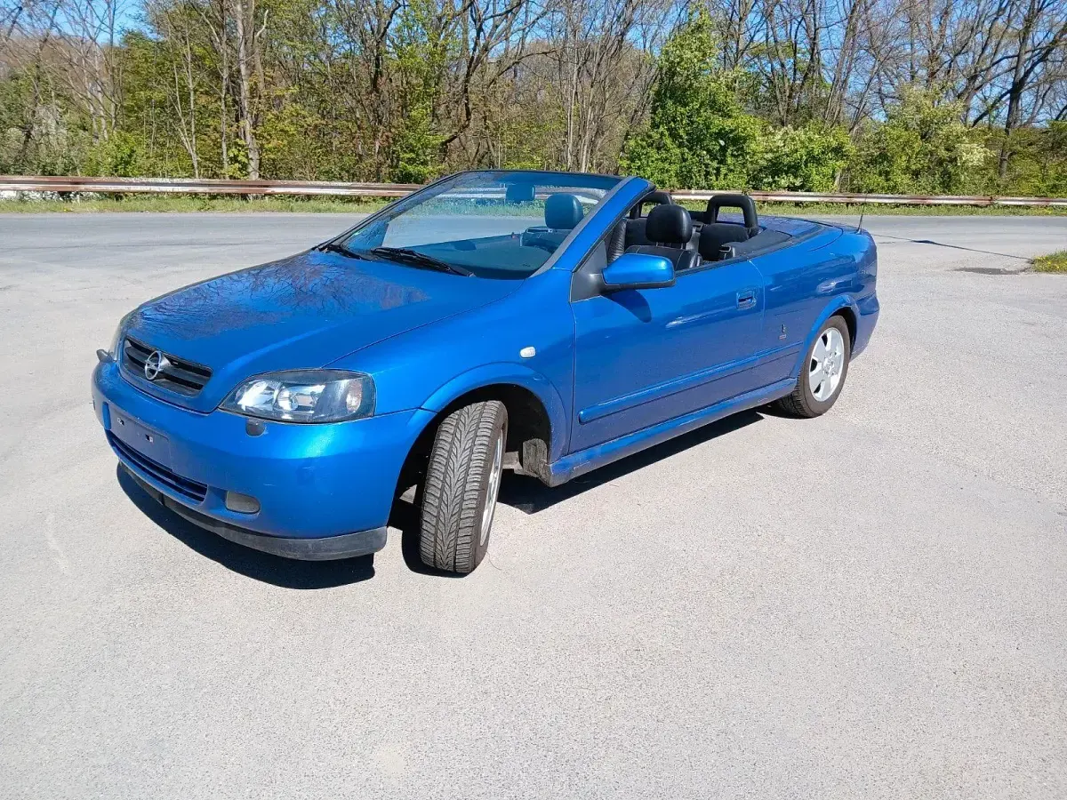 Gebraucht Opel Astra Cabriolet 147 PS (108 kW) 2002 Blau Cabrio