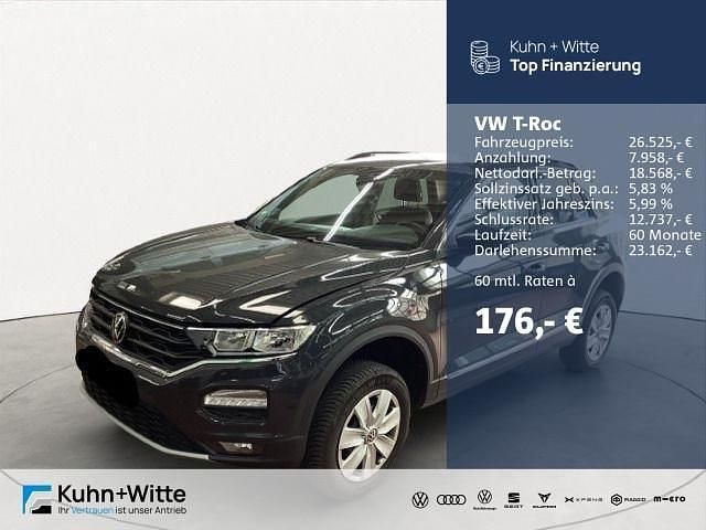 Uranograu Gebraucht 2021 VW T-Roc Sportline SUV | 26.525 € (Etwas zu teuer) - Bild 1/3