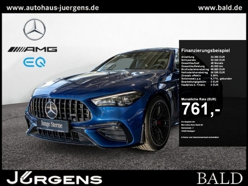 Metalliclack spektralblau Gebraucht 2024 Mercedes CLE53 AMG Avantgarde Coupé | 85.880 € (Guter Preis) - Bild 1/4